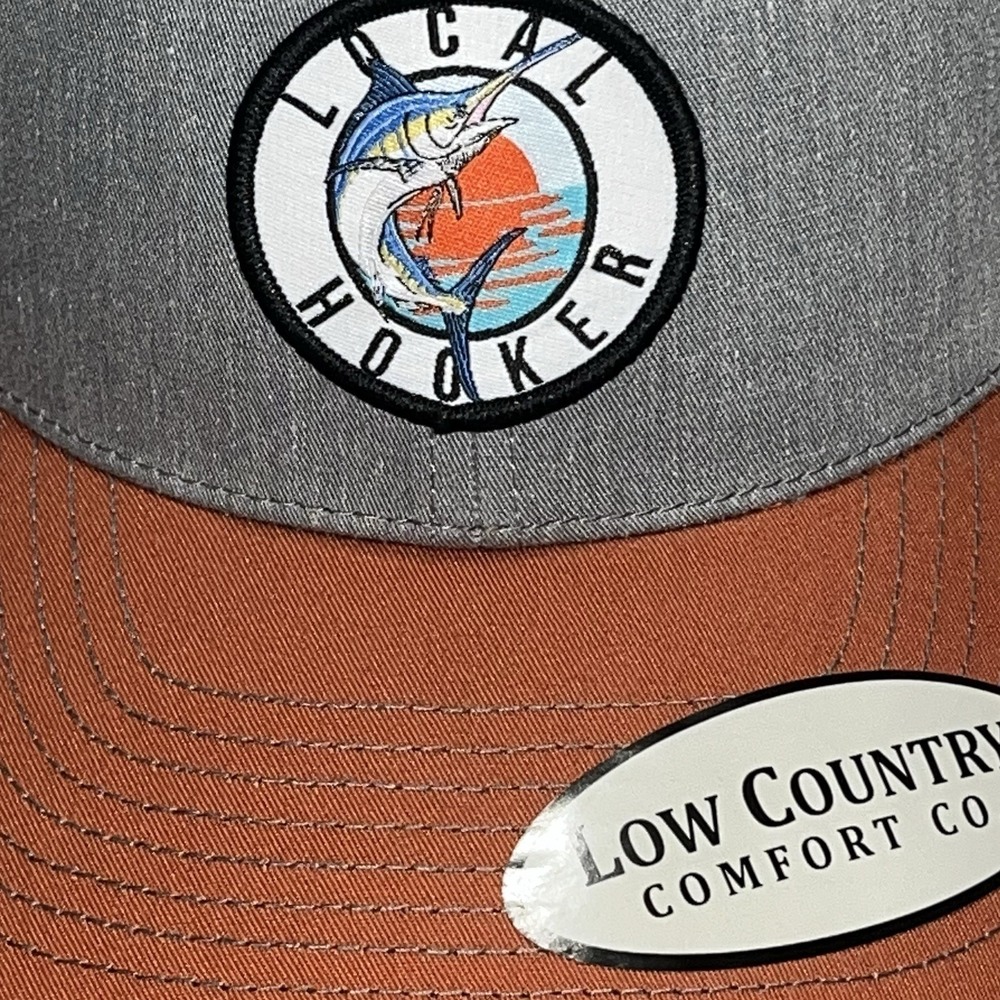 Local Hooker Trucker Hat Snapback Cap Mens OSFM Riverbed Threads - Picture 3 of 7